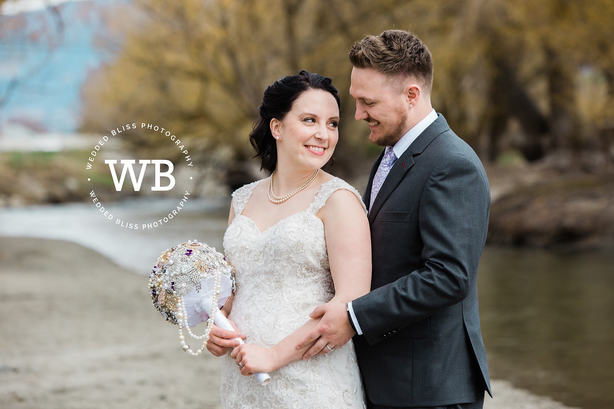 Bride and groom portraits
