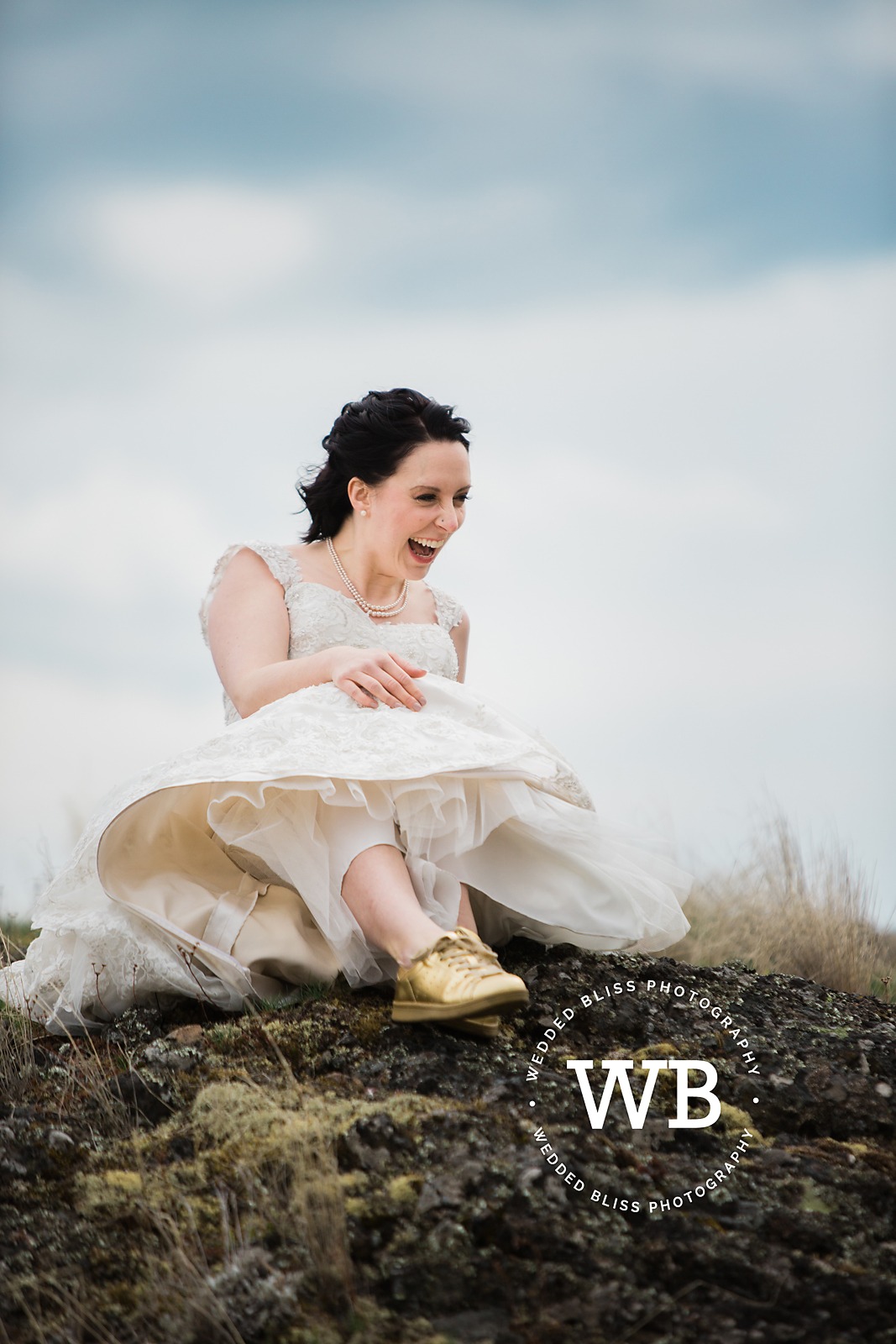 Wedding portraits of a bride